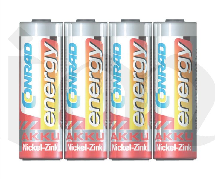 Baterie AA (R6) nabíjecí NiZn 1500mAh, 1,6V (blistr 4ks)