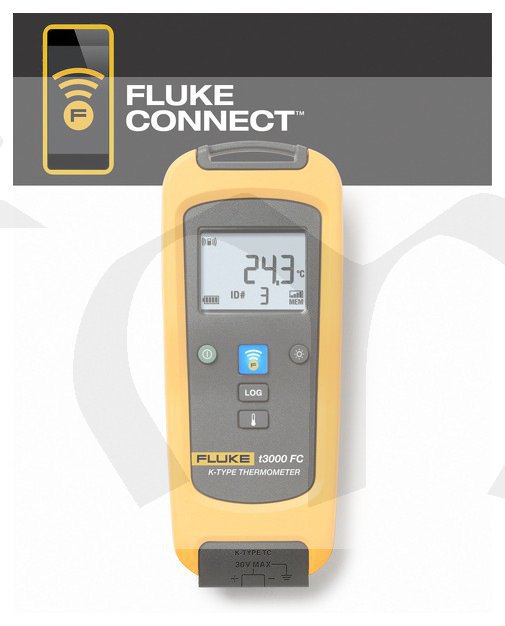 Fluke T3000FC, logger, bezdrát.