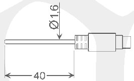 GLF 401 Mini - Snímač pro rychlé a přesné měření prostorové teploty