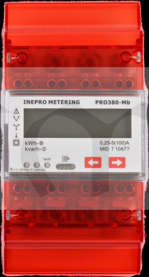 Elektroměr PRO380-Mb 0,25-100A M-Bus, CZ úředně ověřený